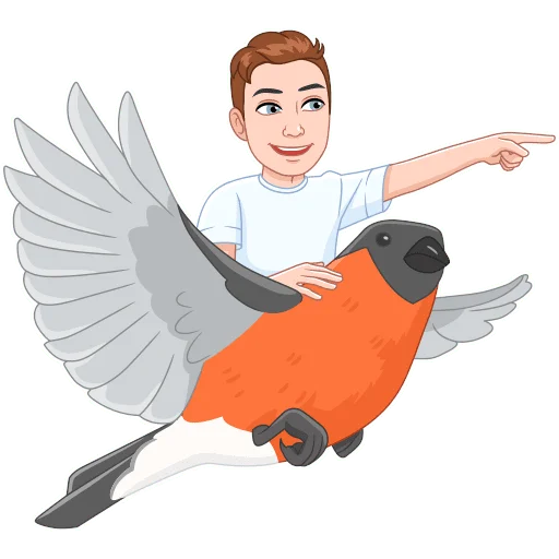 ✈️ Стикер «Зимний vmoji» для Telegram