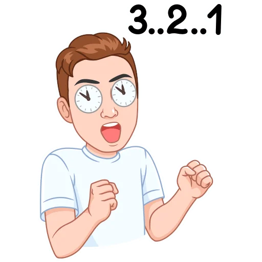 🕘 Стикер «Зимний vmoji» для Telegram