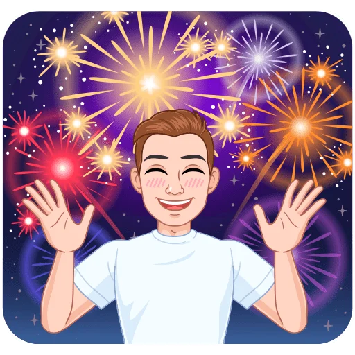 🎄 Стикер «Зимний vmoji» для Telegram