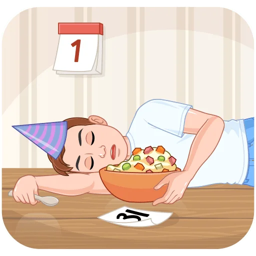 🎄 Стикер «Зимний vmoji» для Telegram