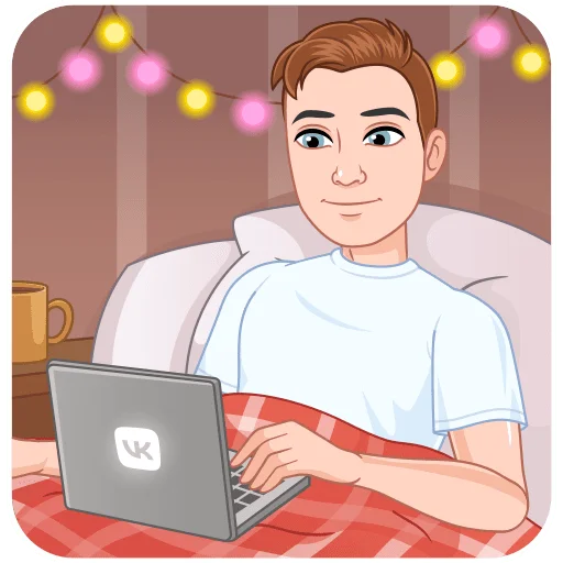 🎄 Стикер «Зимний vmoji» для Telegram