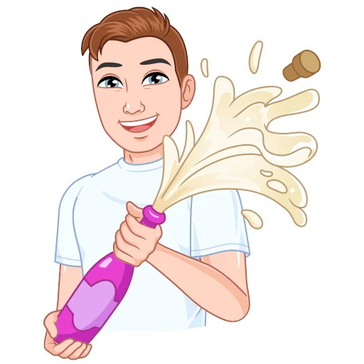 Стикерпак Зимний vmoji для Telegram