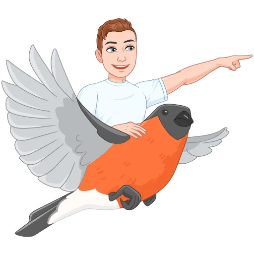 🎄 Стикер «Зимний vmoji» для Telegram