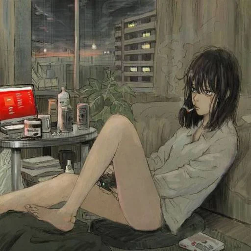 😕 Стикер «૮₍˶ •. • ⑅₎ა» для Telegram