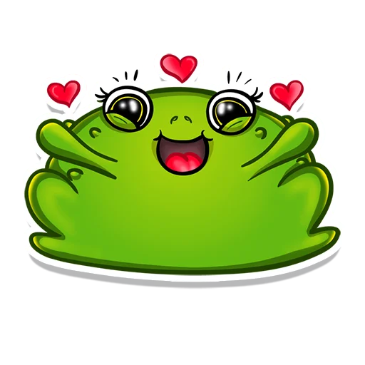 ❤️ Стикер «Жаб» для Telegram