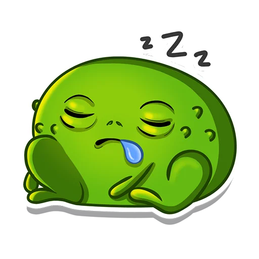 😴 Стикер «Жаб» для Telegram
