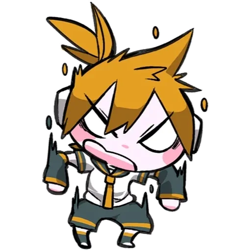 🤬 Стикер «LINEHatsune & KagamineBlackencir» для Telegram