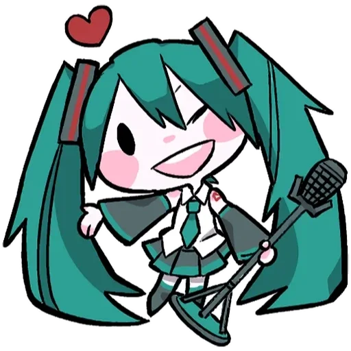 😘 Стикер «LINEHatsune & KagamineBlackencir» для Telegram
