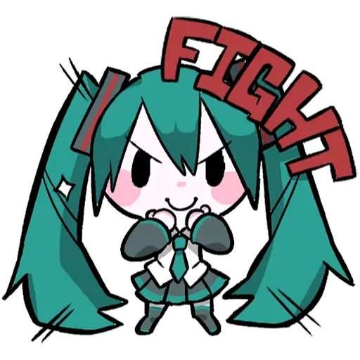✊ Стикер «LINEHatsune & KagamineBlackencir» для Telegram