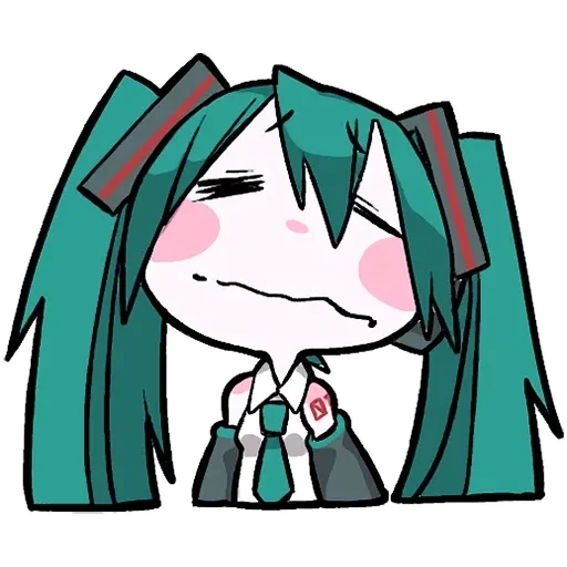 😞 Стикер «LINEHatsune & KagamineBlackencir» для Telegram