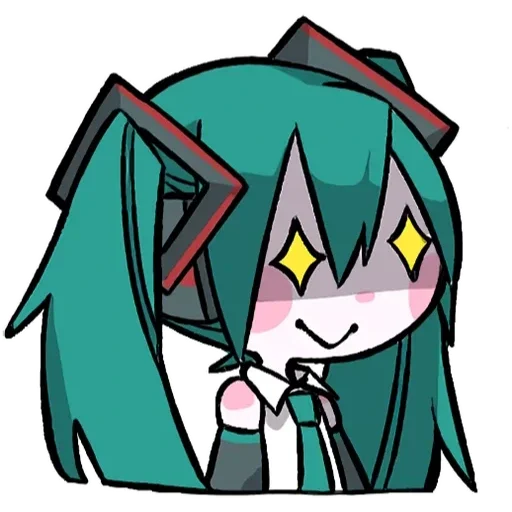🤩 Стикер «LINEHatsune & KagamineBlackencir» для Telegram
