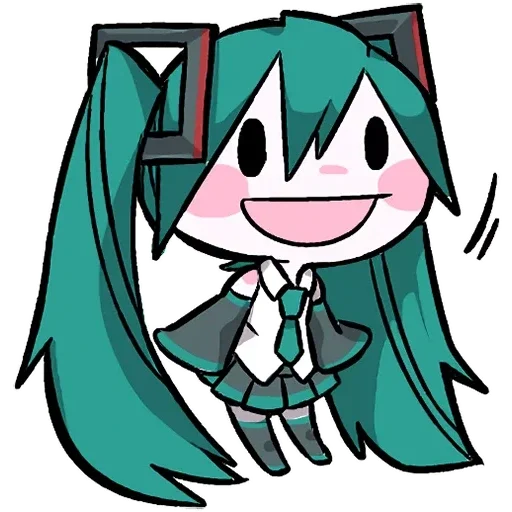 😗 Стикер «LINEHatsune & KagamineBlackencir» для Telegram