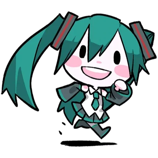 🏃‍➡️ Стикер «LINEHatsune & KagamineBlackencir» для Telegram