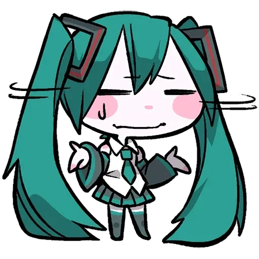 🙃 Стикер «LINEHatsune & KagamineBlackencir» для Telegram