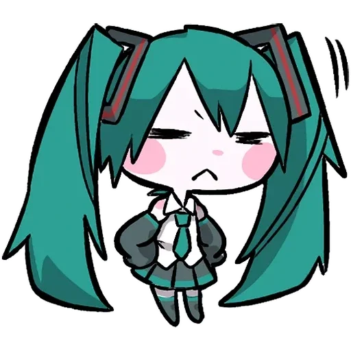 😒 Стикер «LINEHatsune & KagamineBlackencir» для Telegram