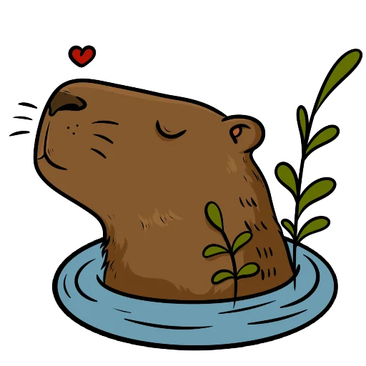 🥰 Стикер «Капи» для Telegram