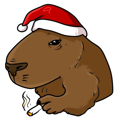 😮‍💨 Стикер «Капи» для Telegram