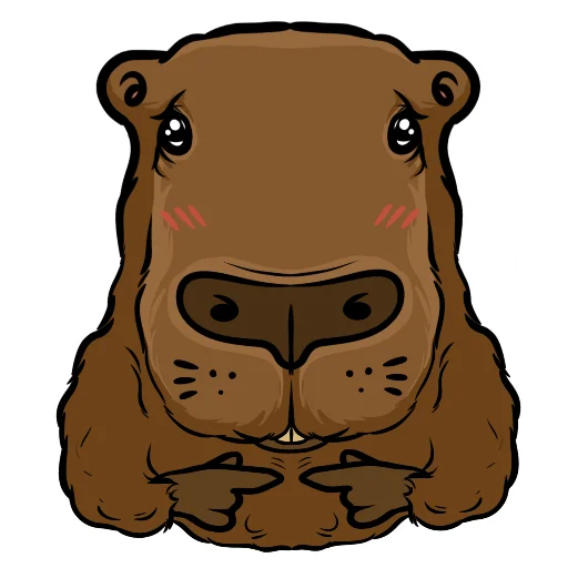 👉 Стикер «Капи» для Telegram
