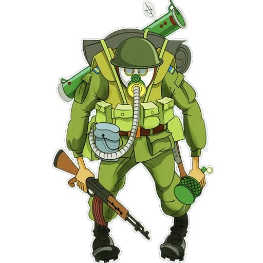 😤 Стикер «Military» для Telegram