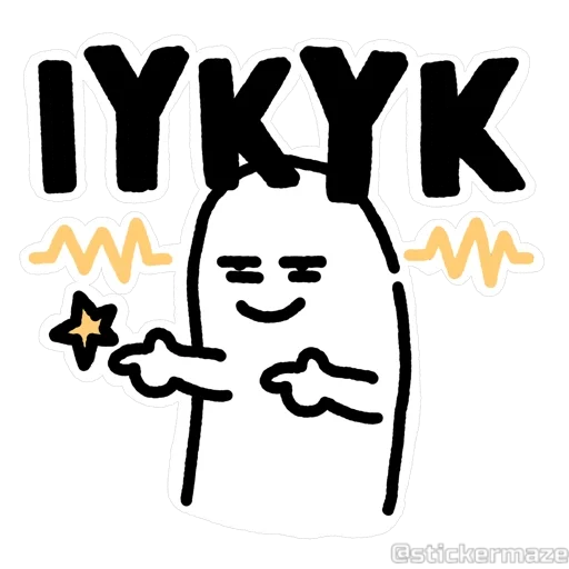 😎 Стикер «Voices In My Brain» для Telegram