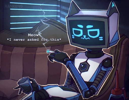 😠 Стикер «Voices of the void» для Telegram
