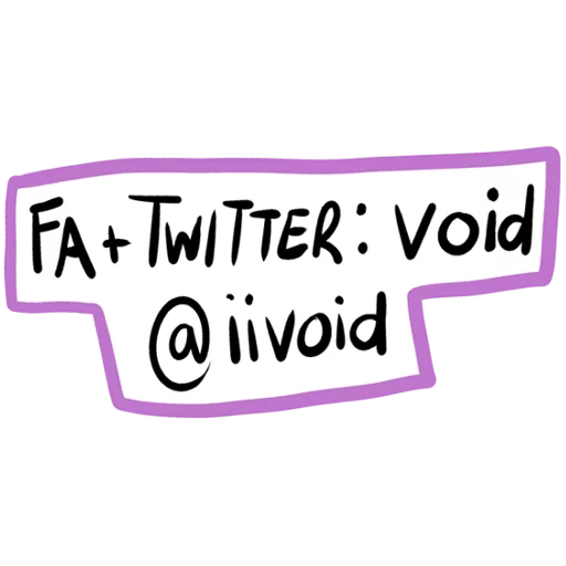 📌 Стикер «Void» для Telegram