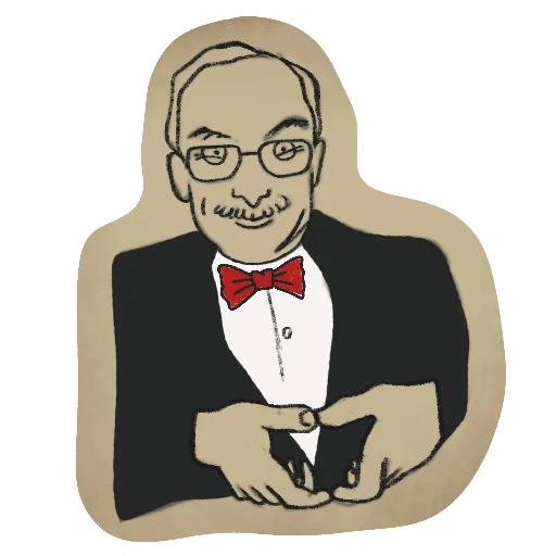 ❤ Стикер «Волчок Бедолага» для Telegram