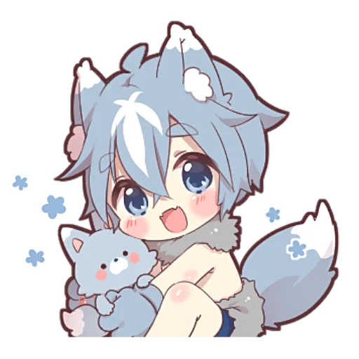 😜 Стикер «Волк–кун» для Telegram