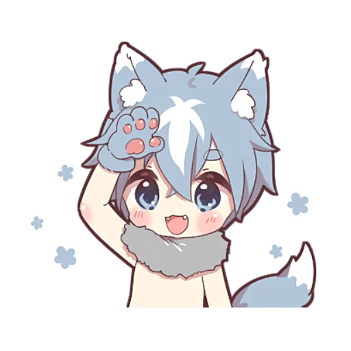 😇 Стикер «Волк–кун» для Telegram