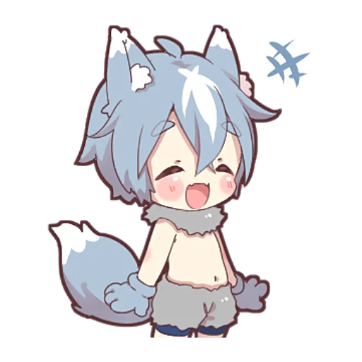 ☺️ Стикер «Волк–кун» для Telegram