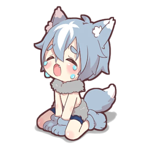 😭 Стикер «Волк–кун» для Telegram