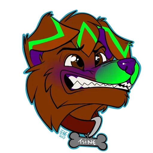 😜 Стикер «Wolfhounds» для Telegram