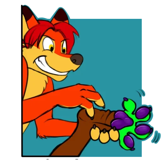 😙 Стикер «Wolfhounds» для Telegram