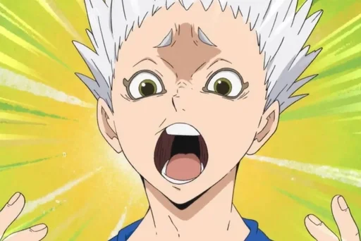 😲 Стикер «Haikyu» для Telegram