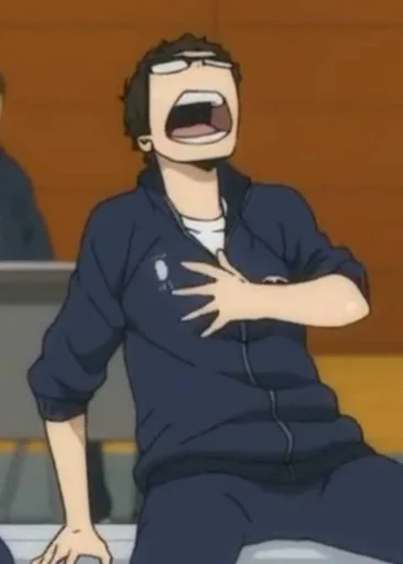 😱 Стикер «Haikyu» для Telegram