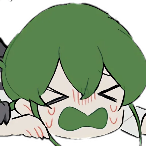😡 Стикер «Houseki No Kuni» для Telegram
