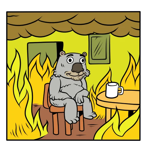 🔥 Стикер «Вомбат» для Telegram