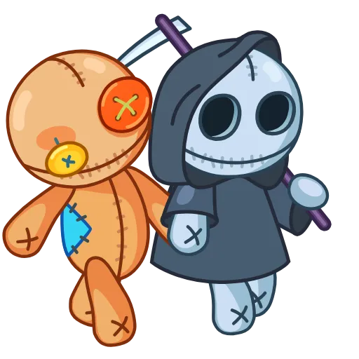 😵 Стикер «Voodoo» для Telegram