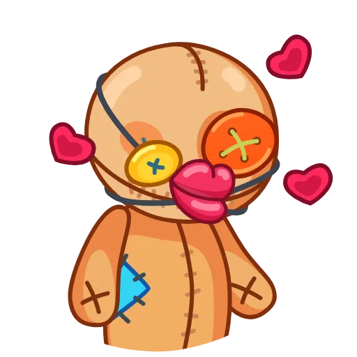 😘 Стикер «Voodoo» для Telegram