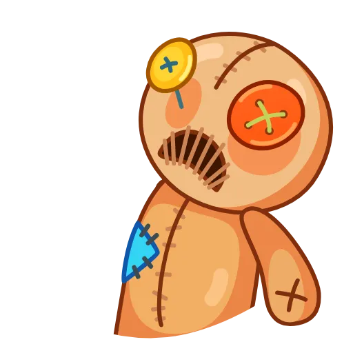 😫 Стикер «Voodoo» для Telegram