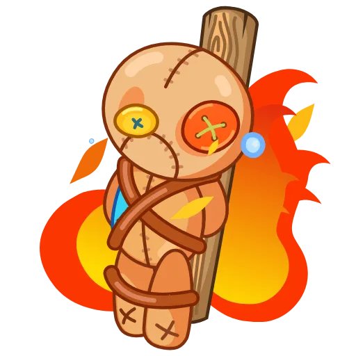 🥵 Стикер «Voodoo» для Telegram