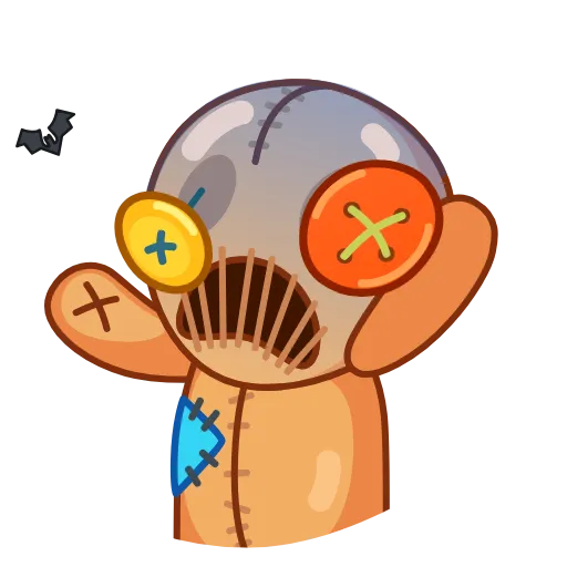 😨 Стикер «Voodoo» для Telegram
