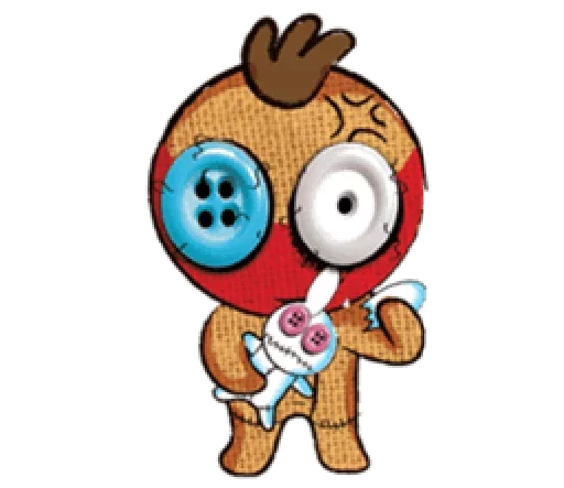 😈 Стикер «Voodoo Doll» для Telegram