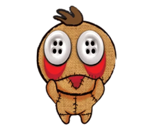😈 Стикер «Voodoo Doll» для Telegram