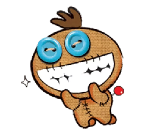 😈 Стикер «Voodoo Doll» для Telegram