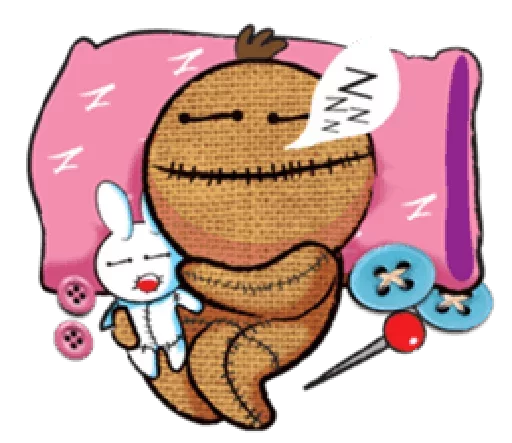 😈 Стикер «Voodoo Doll» для Telegram