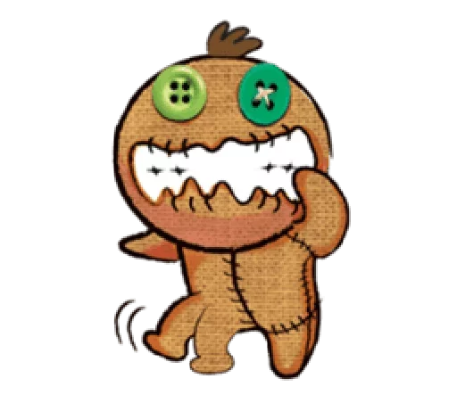 😈 Стикер «Voodoo Doll» для Telegram