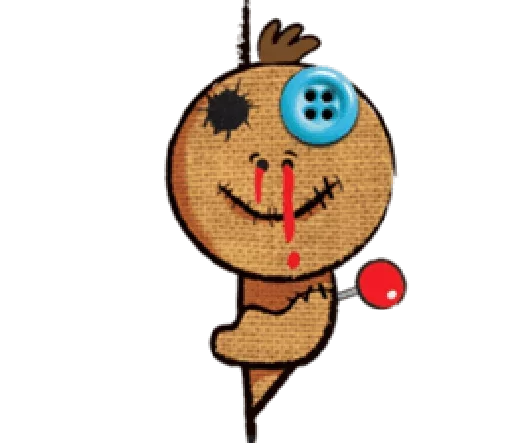 😈 Стикер «Voodoo Doll» для Telegram
