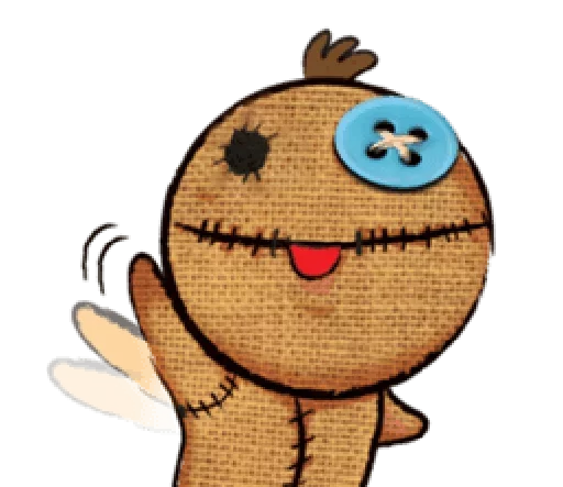 😈 Стикер «Voodoo Doll» для Telegram