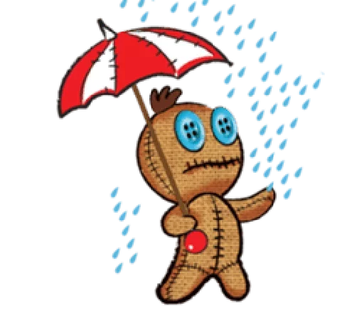 😈 Стикер «Voodoo Doll» для Telegram